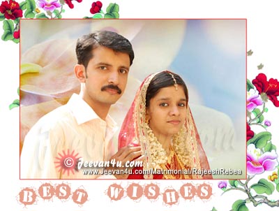Rajeesh Rebea wedding photos